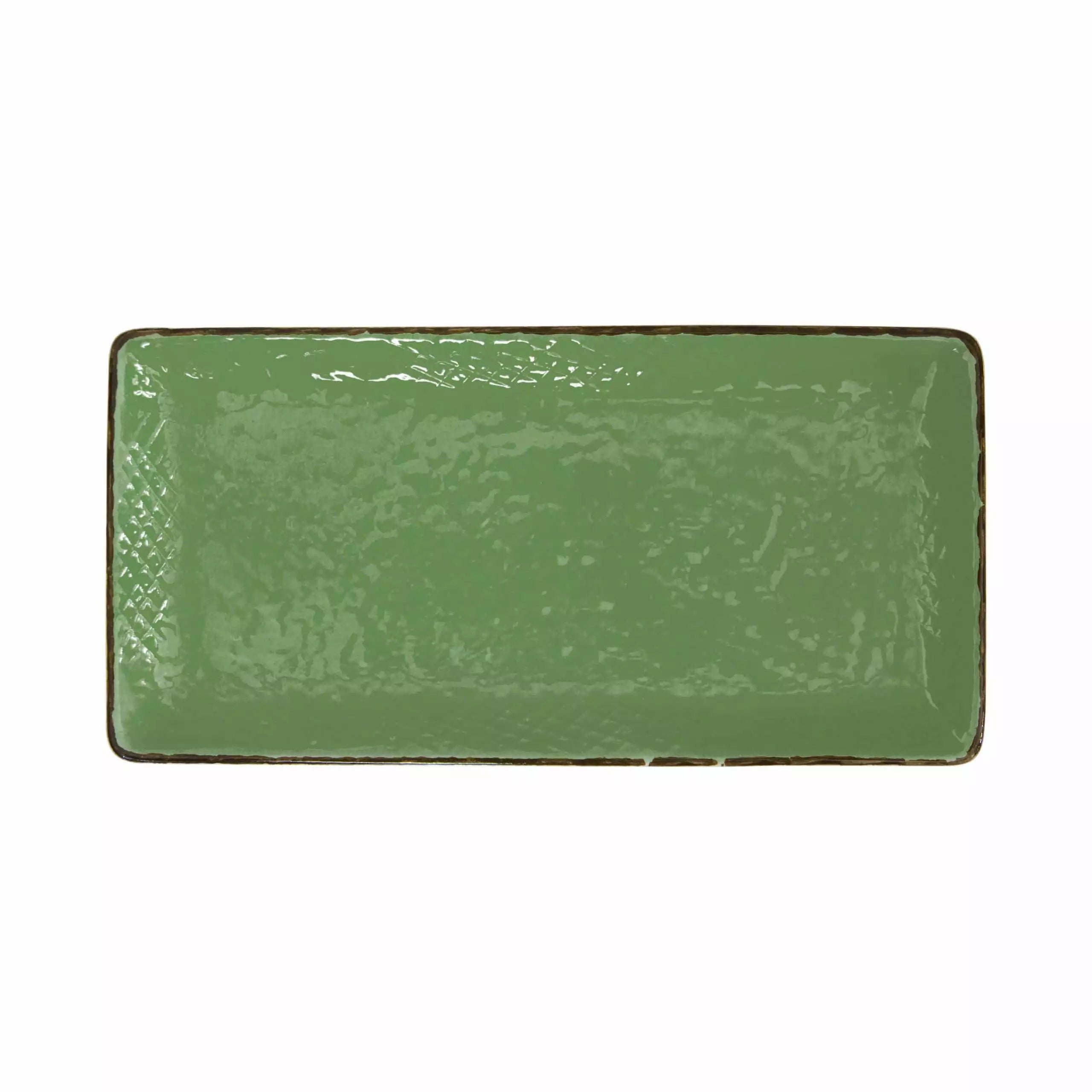 PLATO SUSHI ARCUCCI PRETA - Verde bosque